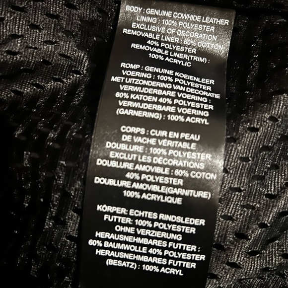 Genuine cowhide leather Harley Davidson motorcycle riding jacket - Picture 7 of 11